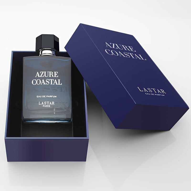 SHOWLU FASHION Fougie Ocean unisex body perfume spray bottle, 1.71 oz, with sleek design and ocean-inspired fragrance.
