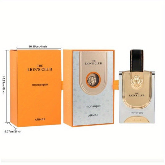Men'S Fragrance "Lion Tiger" Armaf Eau De Parfum Spray, 3.4Oz. Long-Lasting Woody Aromatic Notes, Long-Lasting Oriental Vanilla Notes