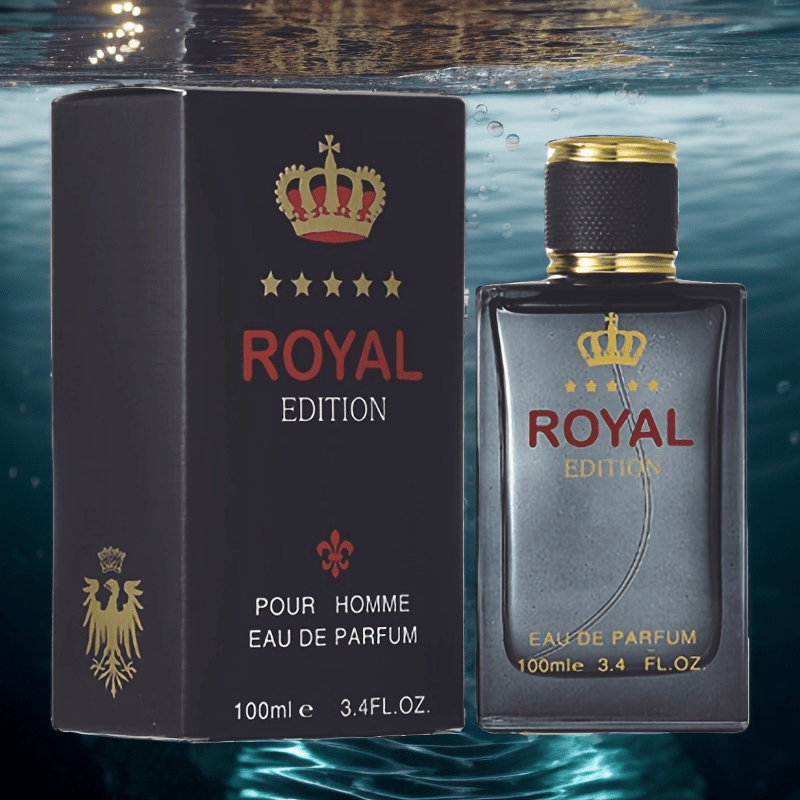 SHOWLU FASHION Fougere Eau De Parfum men's cologne bottle, 3.38oz, with sleek design and refreshing scent.