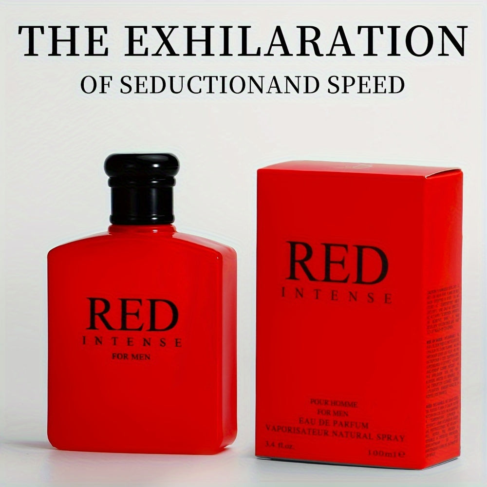 SHOWLU FASHION men's woody and spicy citrus Eau De Toilette bottle with a sleek design and scent description.