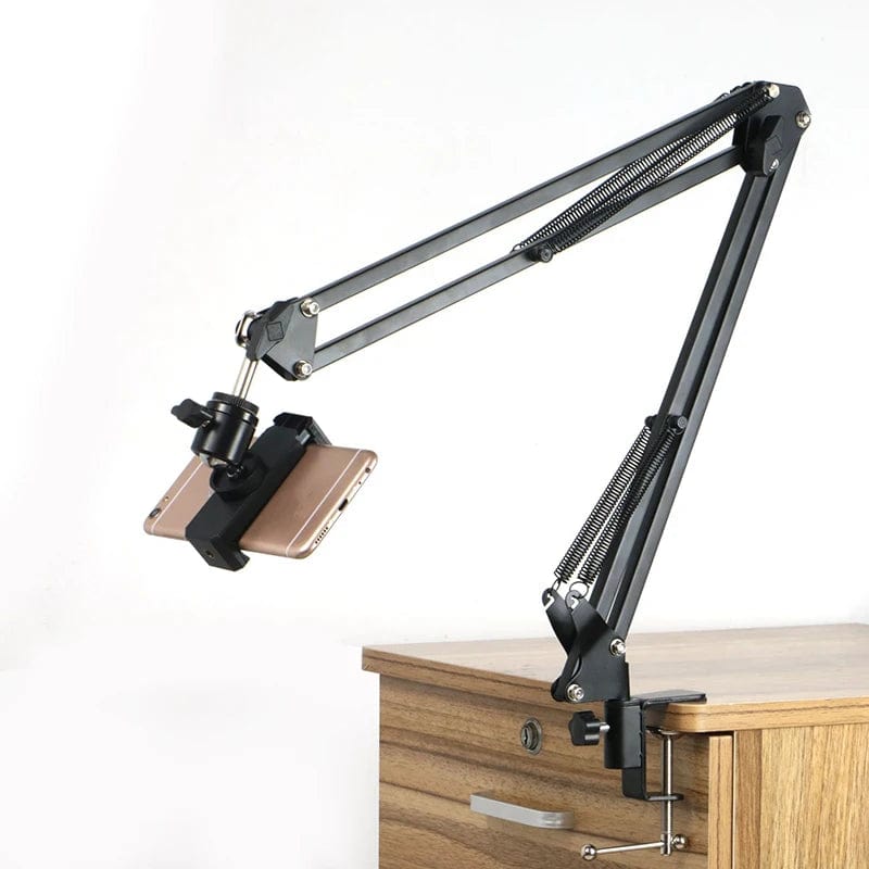 SHOWLU FASHION STORE LS desktop phone stand for mobile phones, overhead mount for video recording and vlogging, adjustable bracket