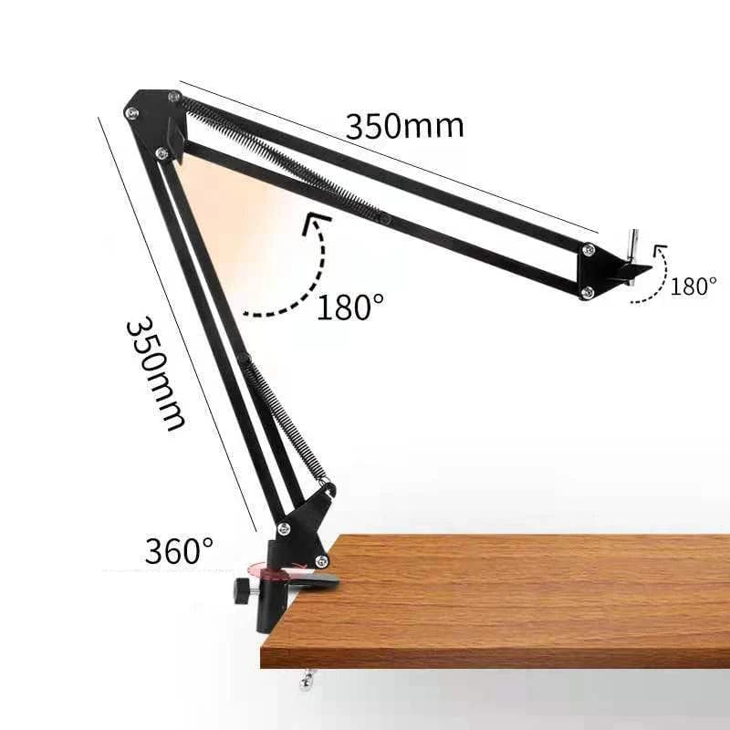 LS Desktop Phone Stand by SHOWLU FASHION STORE, overhead smartphone mount ideal for video recording and vlogs.