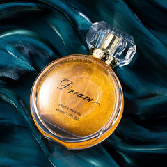Dream Eau de Parfum for Women - Golden Hour Sand Flow Floral Scent with Luxurious Golden Liquid Fragrance & Elegant Rose Accents, 1.7fl.oz EDP, Perfect Holiday Gift for Her, Luxury Perfume, Opulent Perfume Bottle, Sparkling L
