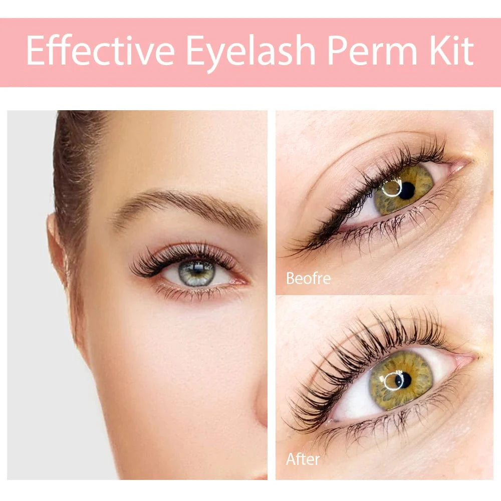 ICONSIGN Lash Lift Kit by Showlu Fashion Store with eye pads, professional eyelash perming tools for long-lasting, lifted lashes.