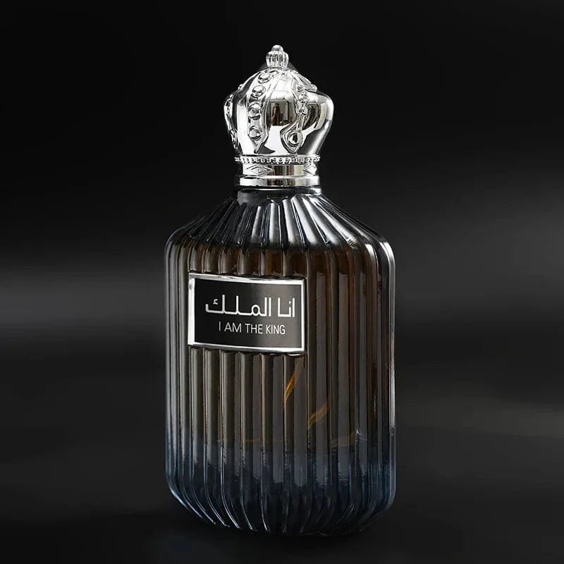 Dubai Prince Men's Perfume 100ml Arabian cologne with floral scent, featuring fresh desert notes and an elegant design.
