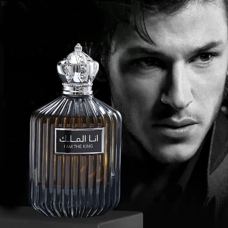 Dubai Prince men's perfume 100ml Arabian cologne with floral scent, featuring a sleek bottle and fresh, desert-inspired fragrance.