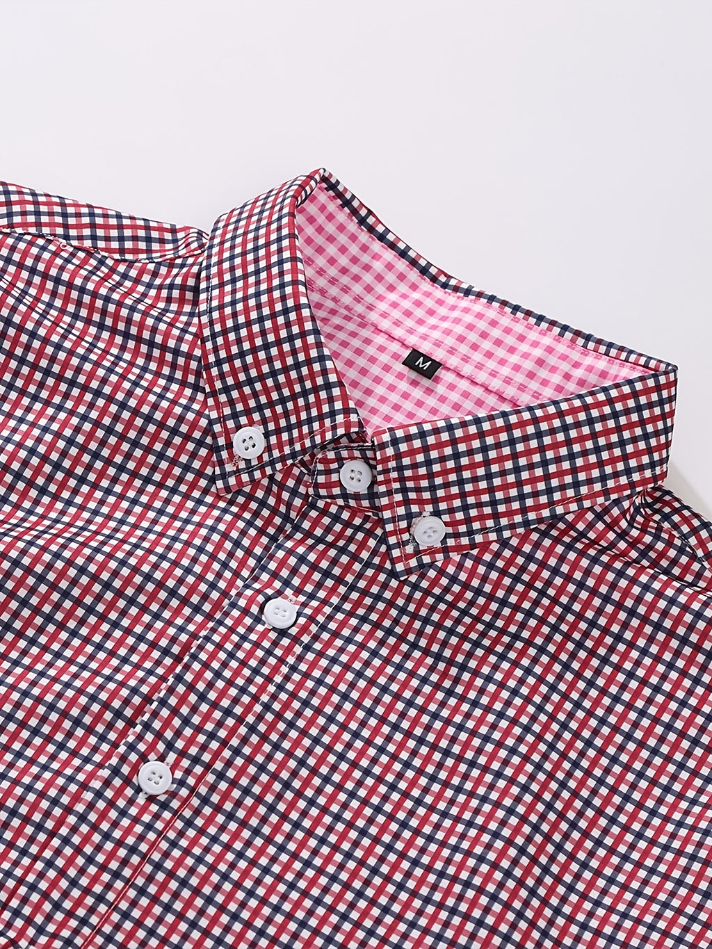 Showlu men's 2-piece summer casual short-sleeve button-up shirt set with lightweight fabric and classic design.