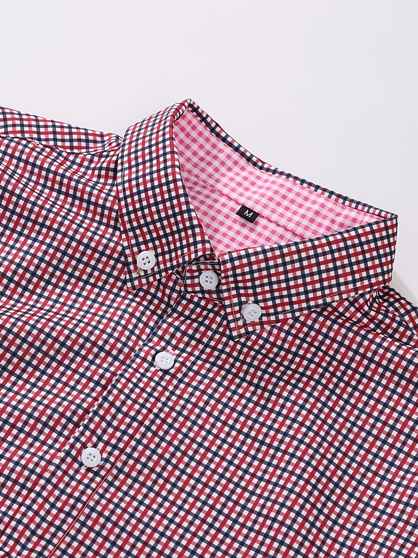 Showlu men's 2-piece summer casual short-sleeve button-up shirt set with lightweight fabric and classic design.