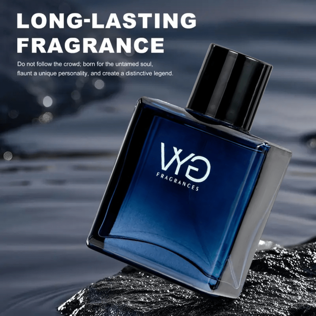 Ocean Blue Eau de Cologne for Men by SHOWLU FASHION STORE, featuring fresh woody musk scent in a 1.7oz bottle