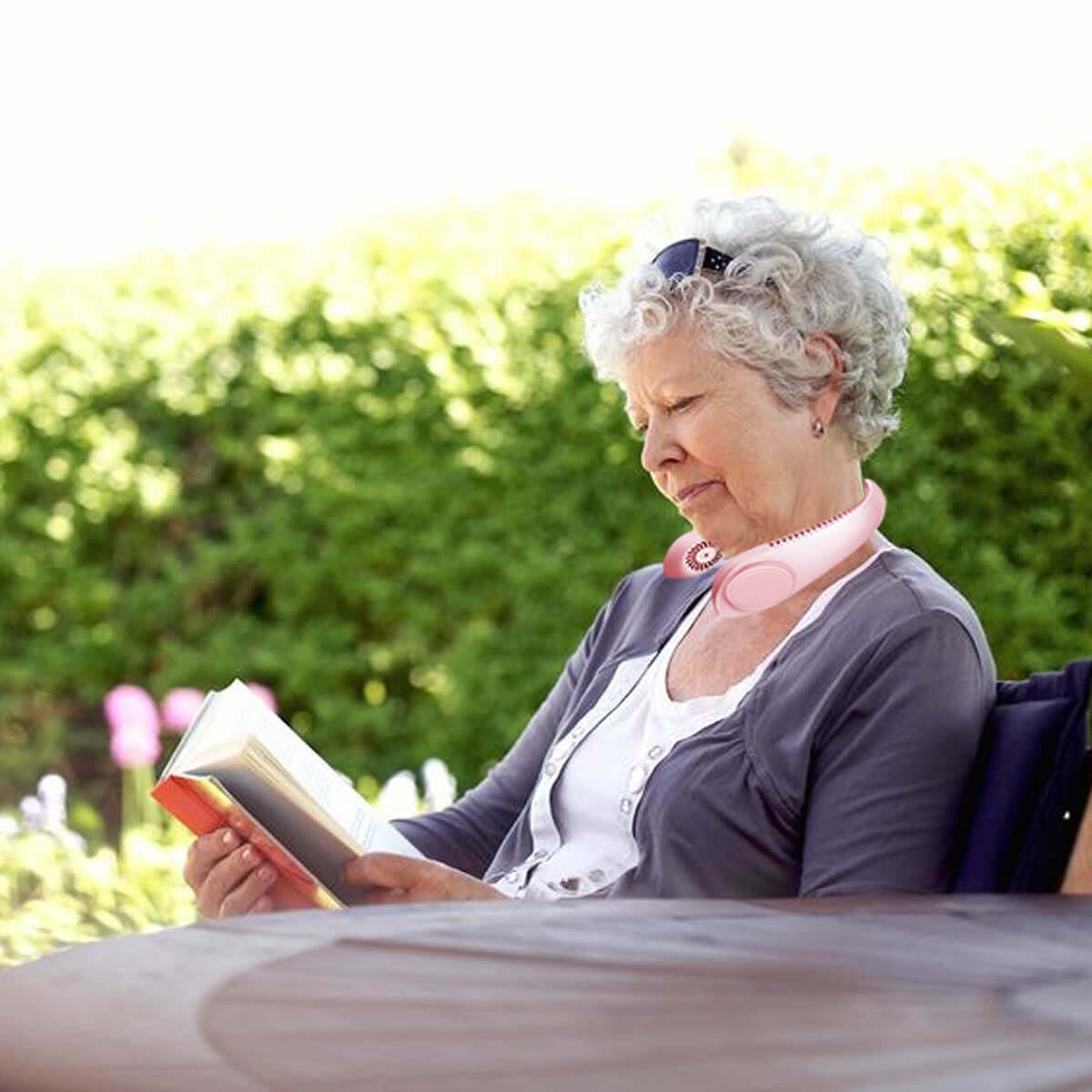 Easy Breezy Hands - Free Neck Fan - SHOWLU FASHION STORE