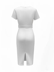 European and American Style Waist-Cinched Hip Skirt
