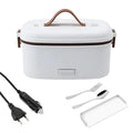 Showlu 1.8L electric heated lunch box with stainless steel interior, ideal for home and car use.