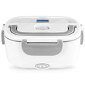 Showlu stainless steel electric heating lunch box with portable design and food warmer function, ideal for hot meals on the go