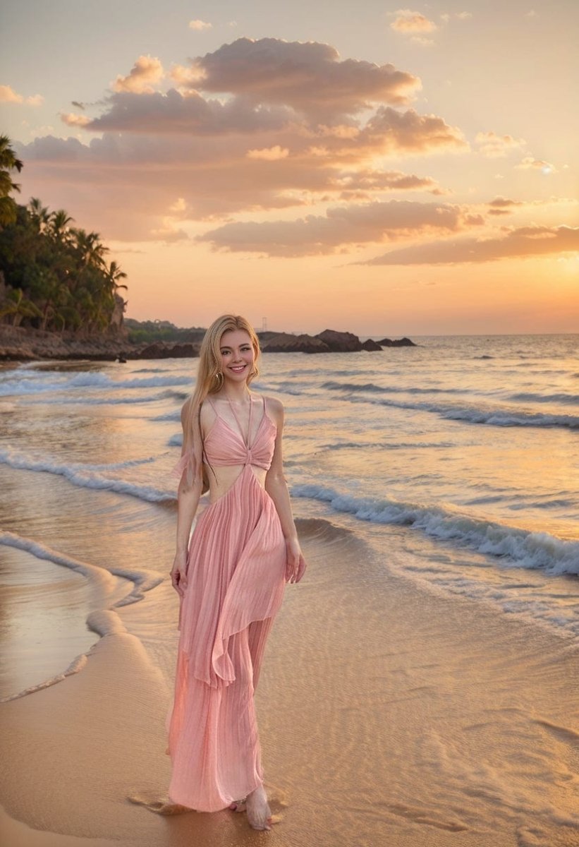Elegant backless French holiday dress by Showlu Fashion, silk blend, mid-length design with stylish, flowing silhouette.