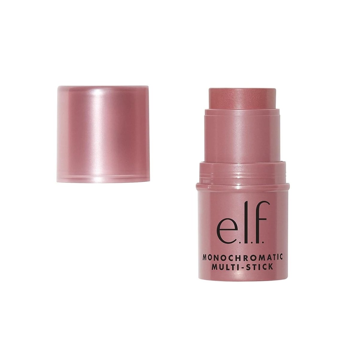 e.l.f. Monochromatic Multi Stick in Sparkling Rose, cream-to-powder blush and highlighter, lightweight, shimmery, easy to blend.