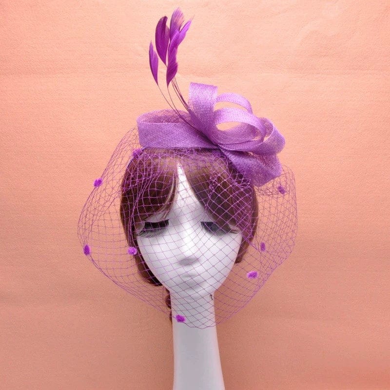 European retro wedding dress hat with high roof flat eaves, stylish headdress for bridal or party occasions by Showlu Fashion Store.