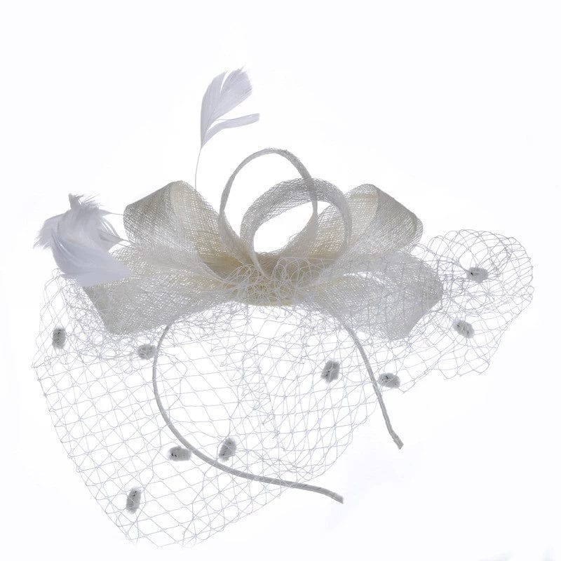 European retro wedding dress hat with high roof flat eaves, stylish headpiece for bridal or party occasions by Showlu Fashion Store