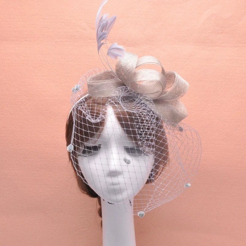 European retro wedding party dress hat with high roof flat eaves, stylish headdress for women, by Showlu Fashion Store.