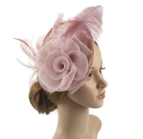 Luther women's linen top hat in European court style, elegant bridal headdress for formal events and special occasions.