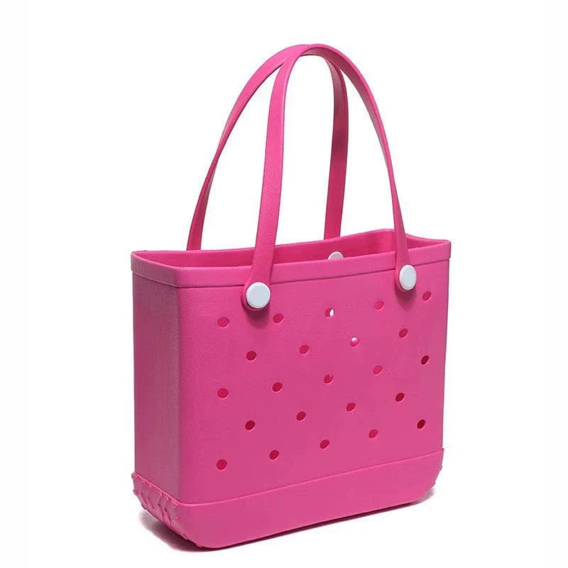 Large Showlu Fashion EVA print pet beach bag with trendy tote style, perfect for outdoor outings and carrying essentials.