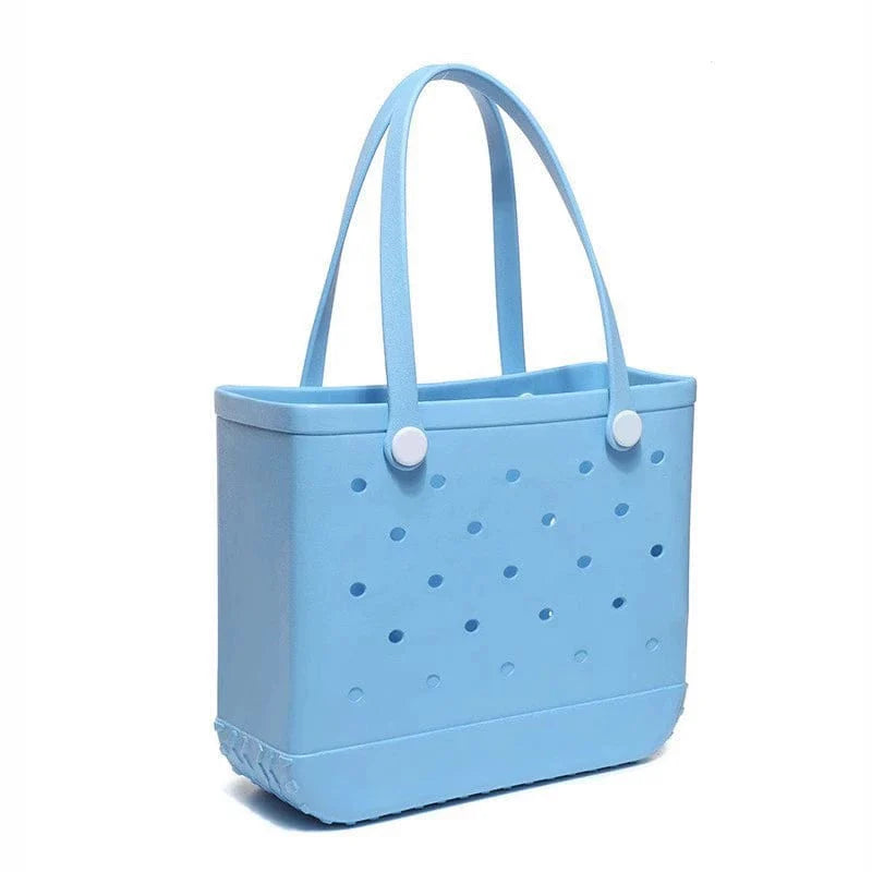 Large Showlu Fashion EVA print pet beach bag featuring a trendy tote design, perfect for outdoor and beach outings.