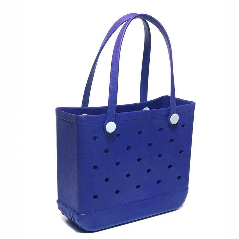 Large Showlu Fashion EVA print pet beach bag with colorful outdoor design, trendy tote handbag for casual outings.