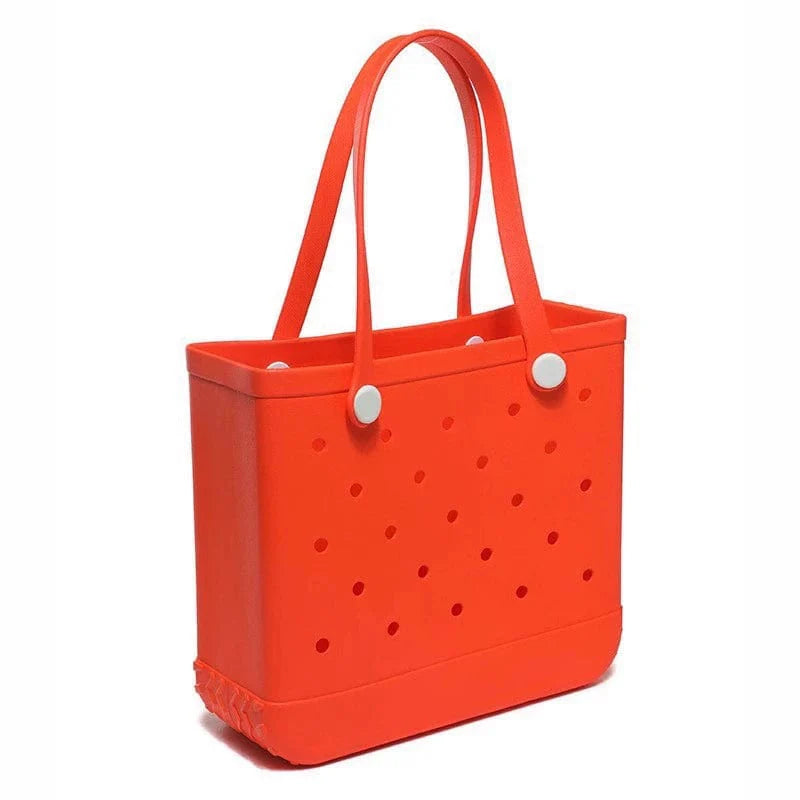 Large Showlu Fashion EVA pet print beach bag featuring colorful outdoor design and spacious tote style for beach outings.