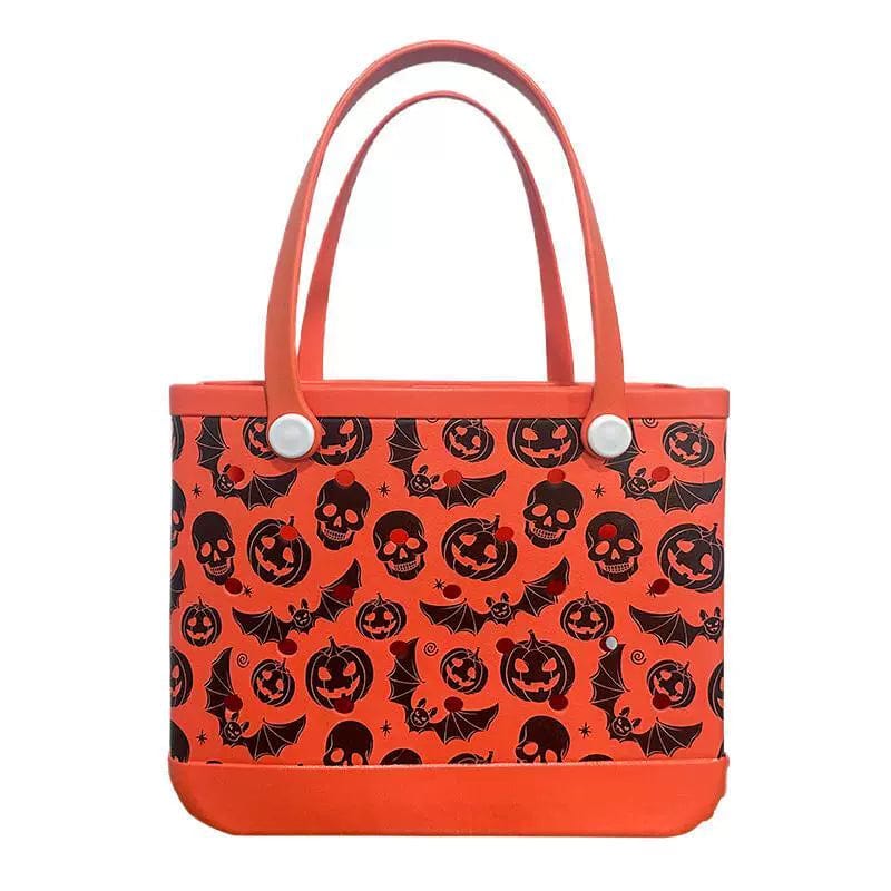 Large Showlu Fashion EVA print pet beach bag with outdoor design, trendy tote handbag for summer outings and beach days.