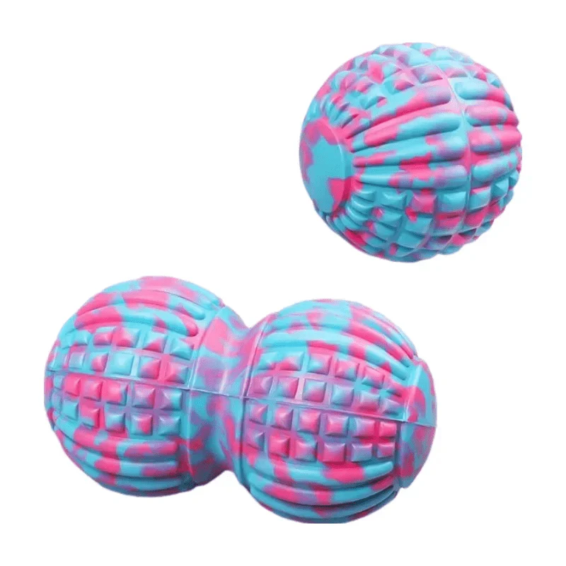 EVA Peanut Massage Ball by SHOWLU FASHION STORE for muscle relaxation, fascia rolling, yoga, gym, back, foot, shoulder, and neck.