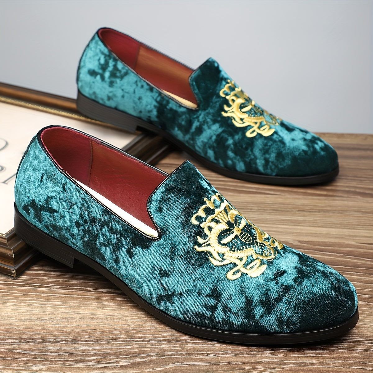 SHOWLU FASHION casual loafers in solid color, low top slip-on shoes with a sleek design and comfortable fit.