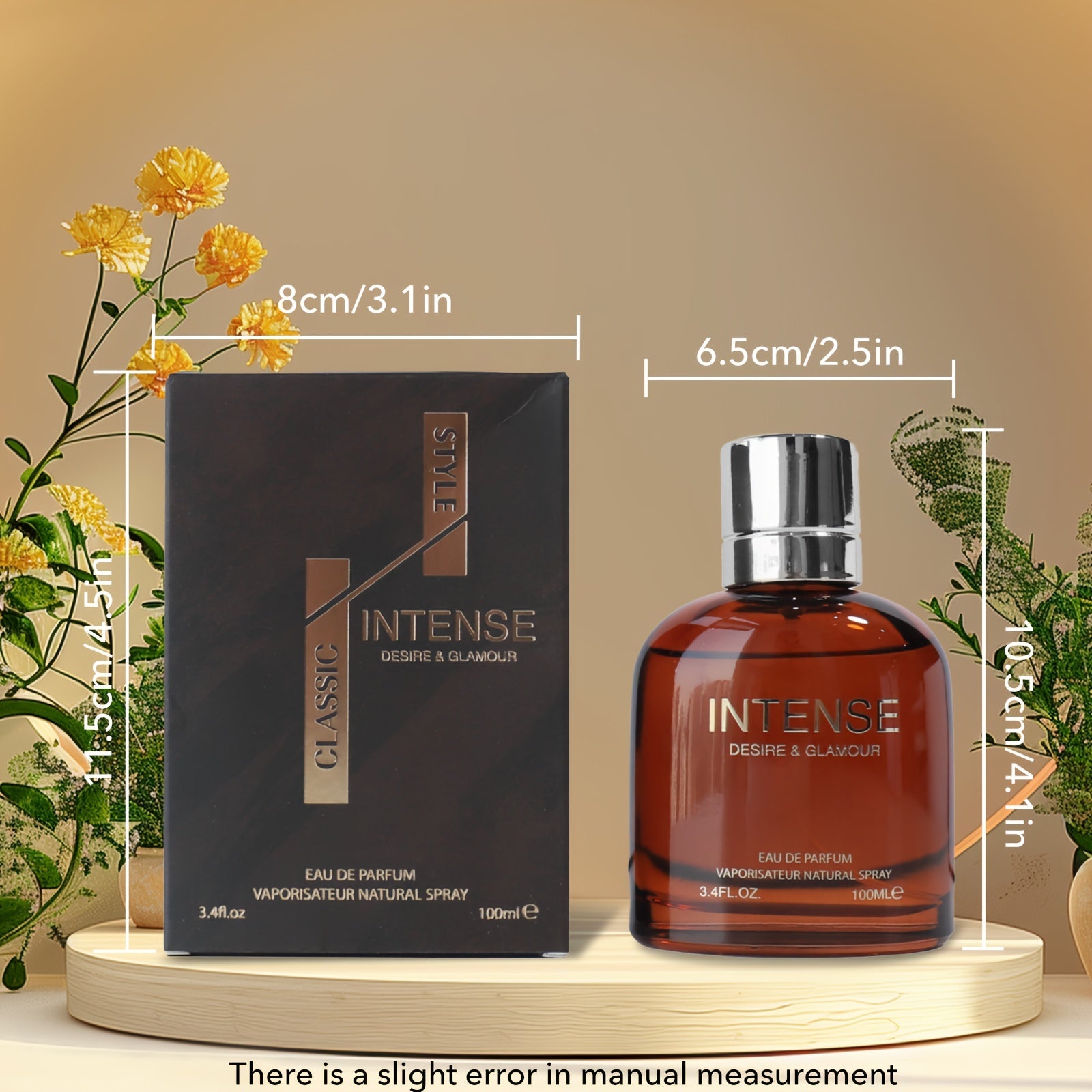 SHOWLU FASHION Men's Woody Pheromone Perfume bottle with lavender and sandalwood scent, featuring sleek packaging and elegant design.