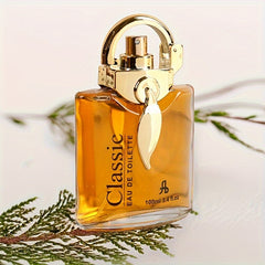 3.4oz Middle East Perfume for Women & Men - Alcohol-Free Long-Lasting 24H Oriental Fragrance, Sulfate-Free Elegant Scent for Business, Parties, Dates, Daily Wear, Business Fragrance, Sophisticated Design, Decorative Label Des