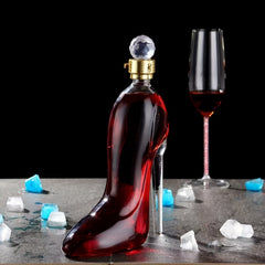 1pc, Elegant High Heel Hanger, Wine Dispenser, European Home Restaurant Multi Functional Red Wine Hanger, Home Furnishings, Home Decor, Party Supplies, Suitable for Giving to Female Friends, 45oz