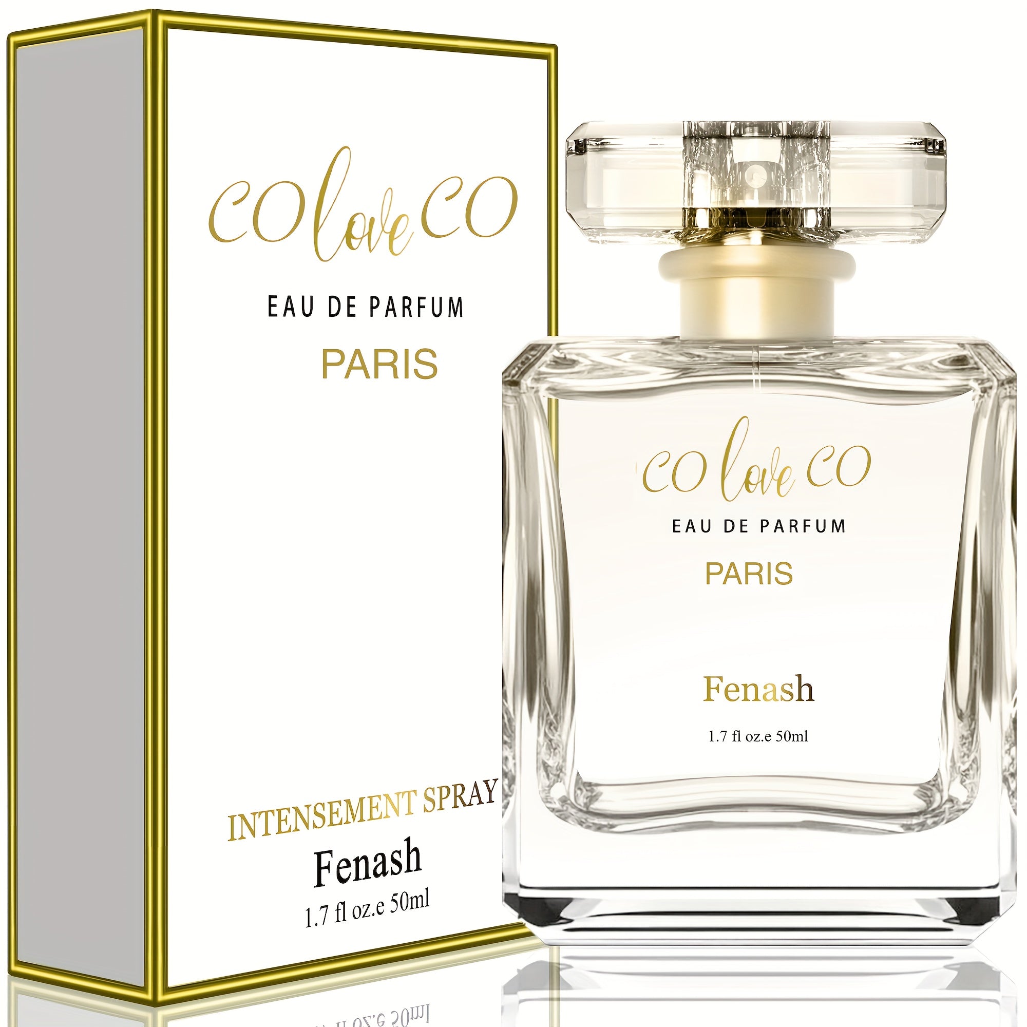 CoCoLove hair perfume spray with amber and floral jasmine scent, designed for women, shown in a sleek spray bottle.