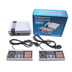 Family Recreation Video Game Console Mini TV Handheld AV Output Retro Built - in 620 Classic Games Dual Gamepad Gaming Player - SHOWLU FASHION STORE