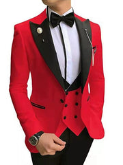 Fancy Men's Wedding Slim - Fit Korean Style Suit - SHOWLU FASHION STORE