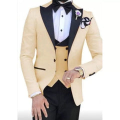 Fancy Men's Wedding Slim - Fit Korean Style Suit - SHOWLU FASHION STORE