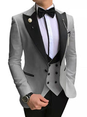 Fancy Men's Wedding Slim - Fit Korean Style Suit - SHOWLU FASHION STORE