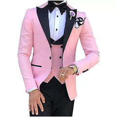 Fancy Men's Wedding Slim - Fit Korean Style Suit - SHOWLU FASHION STORE