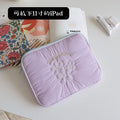 Fanhuabuyu 15-inch iPad storage bag by Showlu Fashion Store, embroidered polyester clutch with a slim, stylish design.
