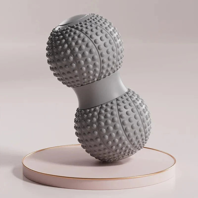 SHOWLU FASHION STORE Iqtemot Peanut Fascia Ball for muscle massage, back, neck, and foot relief, TPE foam fascia roller for relaxation.