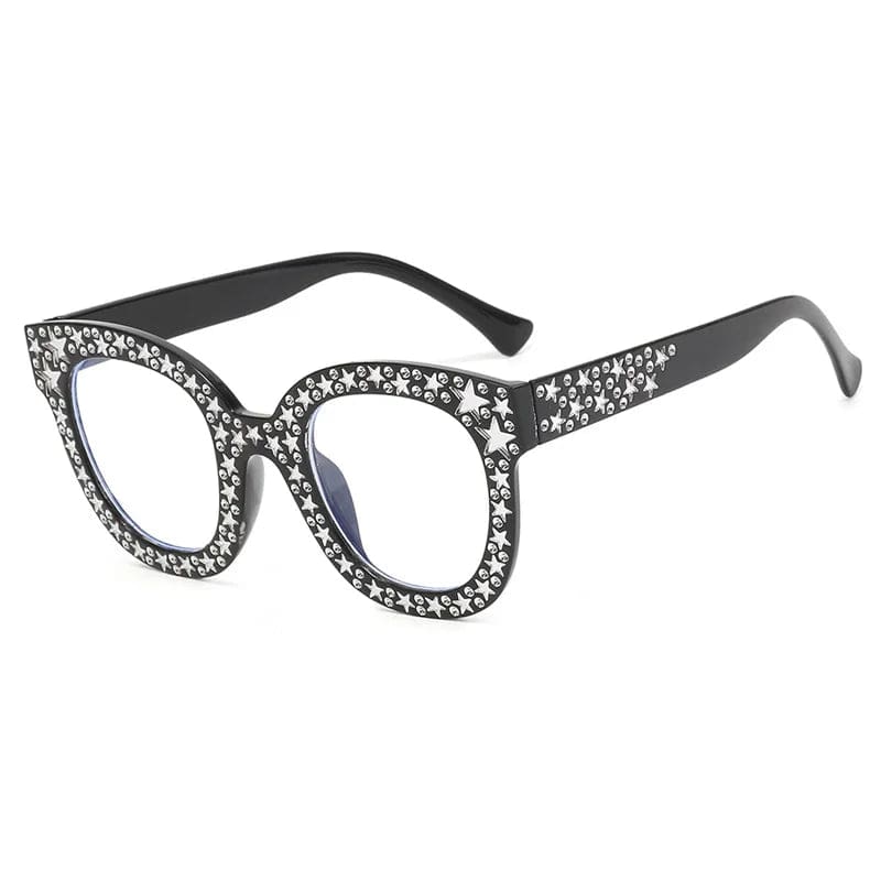 Showlu Fashion Showlu Women's Retro Cat Eye Sunglasses with vintage square frames and UV400 protection.