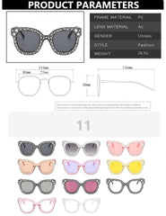 Fashion Cat Eye Sunlgasses Women Retro Brand Designer Sun Glasses Vintage Square Cateye Glasses Oculos De Sol Feminino - SHOWLU FASHION STORE