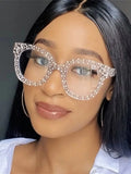Heevoo Women's Retro Cat Eye Sunglasses by Showlu Fashion with vintage square design, UV400 protection, stylish punk-inspired eyewear