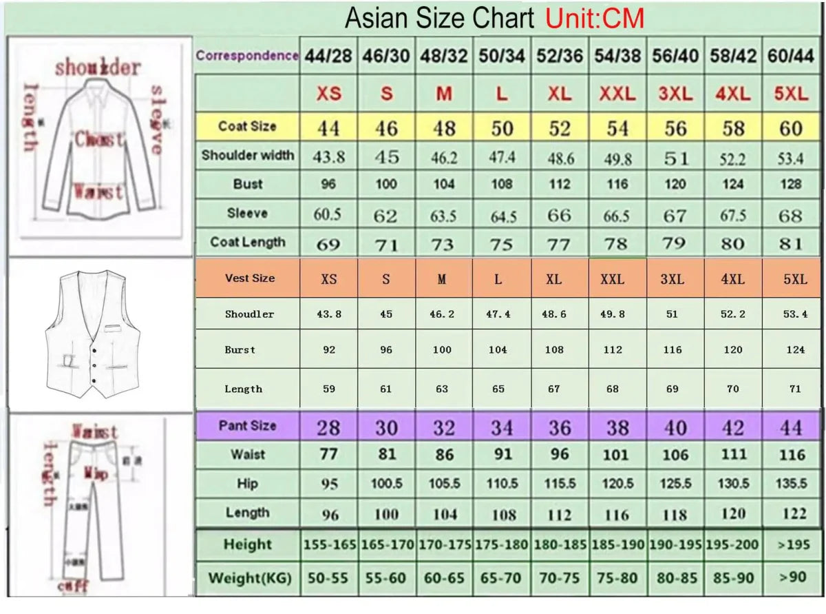 Men's red double-breasted slim fit business suit with jacket and pants, suitable for formal occasions and weddings.
