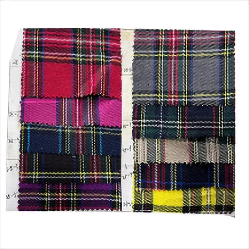 Scottish plaid men's wedding suit by SHOWLU FASHION, slim fit tuxedo with peaked lapel, includes blazer and matching pants.
