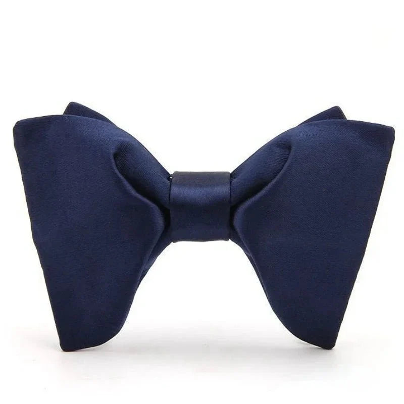 Solid color cotton bow tie for men, perfect for formal weddings, parties, and special occasions, by SHOWLU FASHION STORE.