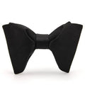 SHOWLU men's solid color cotton bow tie, formal wedding party cravat, perfect for suits and dress shirts.