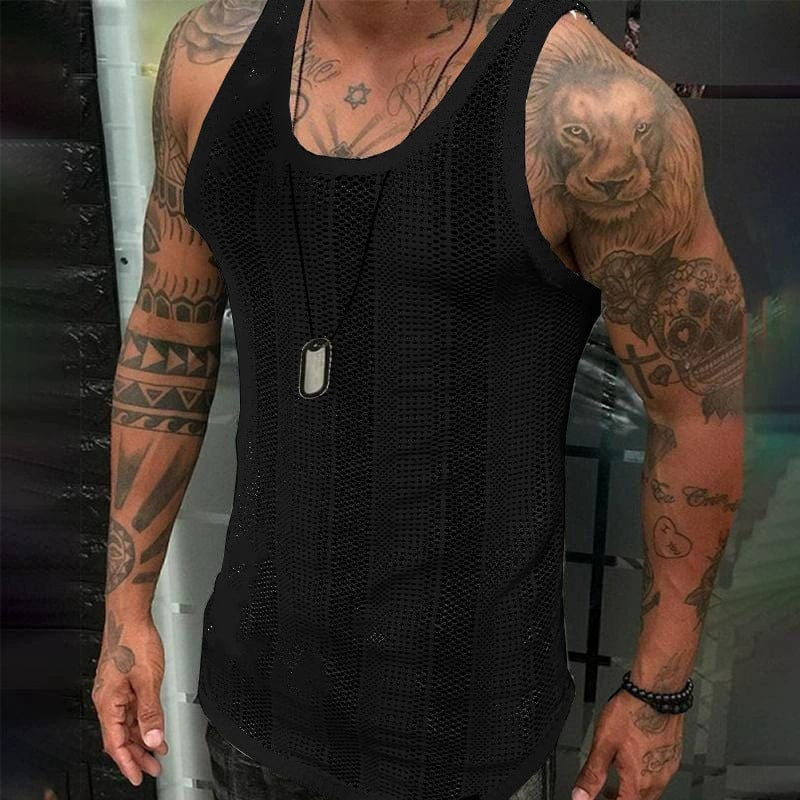 White knitted cut-out vest by SHOWLU FASHION STORE, slim fit summer top with stylish open-back design and breathable fabric.