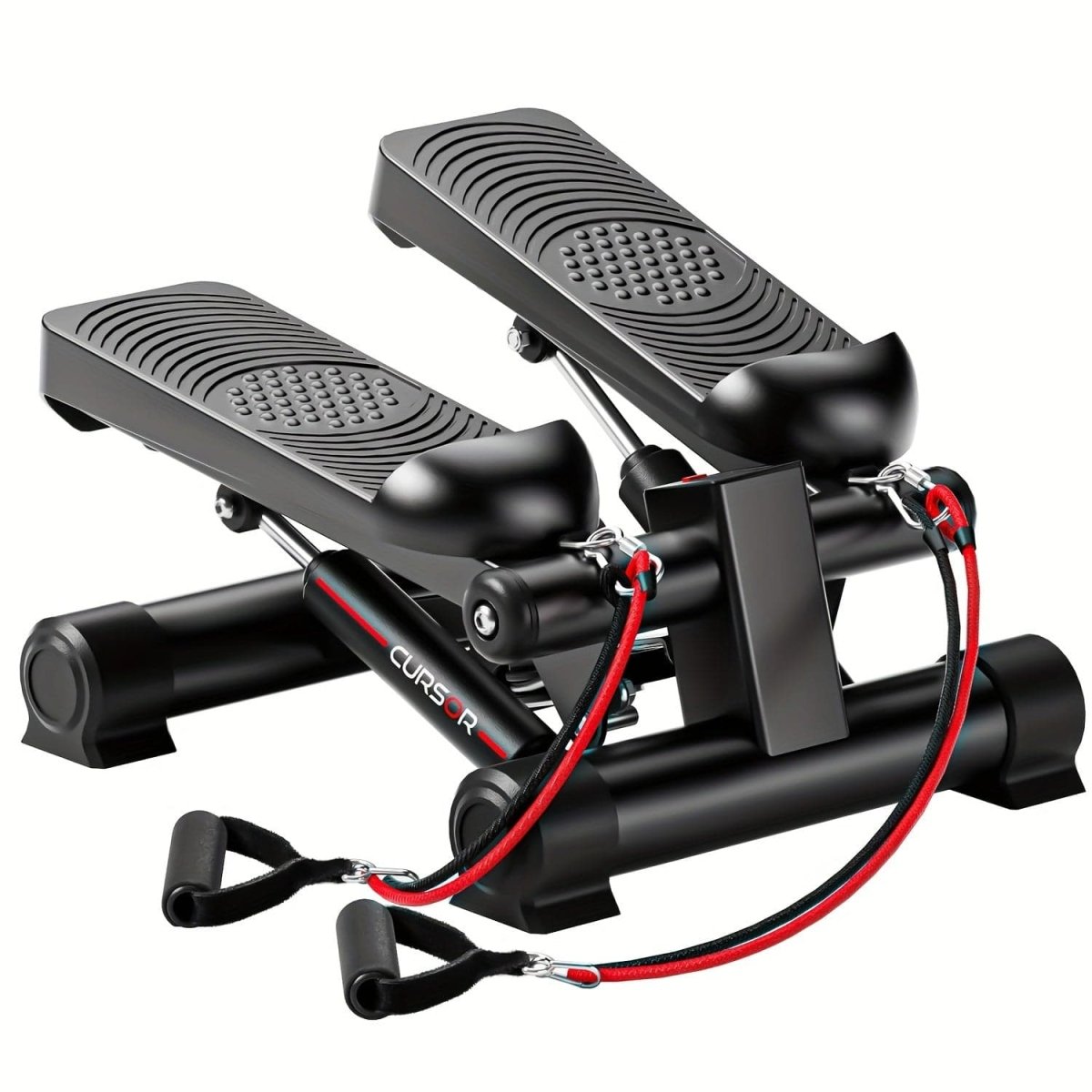 ProFlex Mini StairMaster by SHOWLU FASHION STORE with iron pedals, resistance bands, for home cardio, leg training, and fat burning.